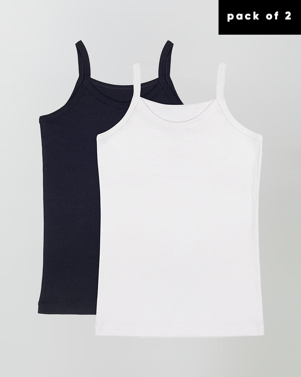 Girls Tank Top Cami Undershirts Cotton Camisoles 3 Pack